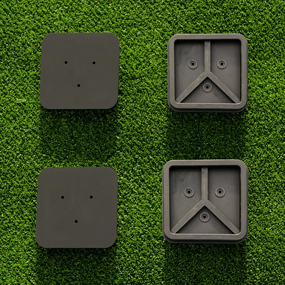Net World Sports Square Tennis Post Socket Covers/Lids