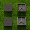 Net World Sports Square Tennis Post Socket Covers/Lids view 1