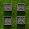Net World Sports Square Tennis Post Socket Covers/Lids view 4