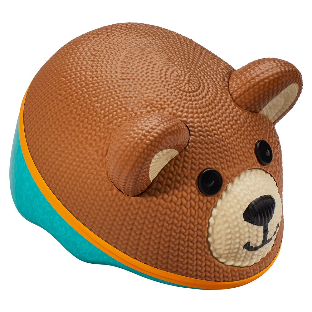 Schwinn Classic Bike Helmet for Kids, 3D Teddy Bear Design, 44 - 50 cm Helmet for Kids Ages 1-3, Lightweight, Adjustable Dial, Interior Padding, Lower Molded Shell, Infant Bike Helmet