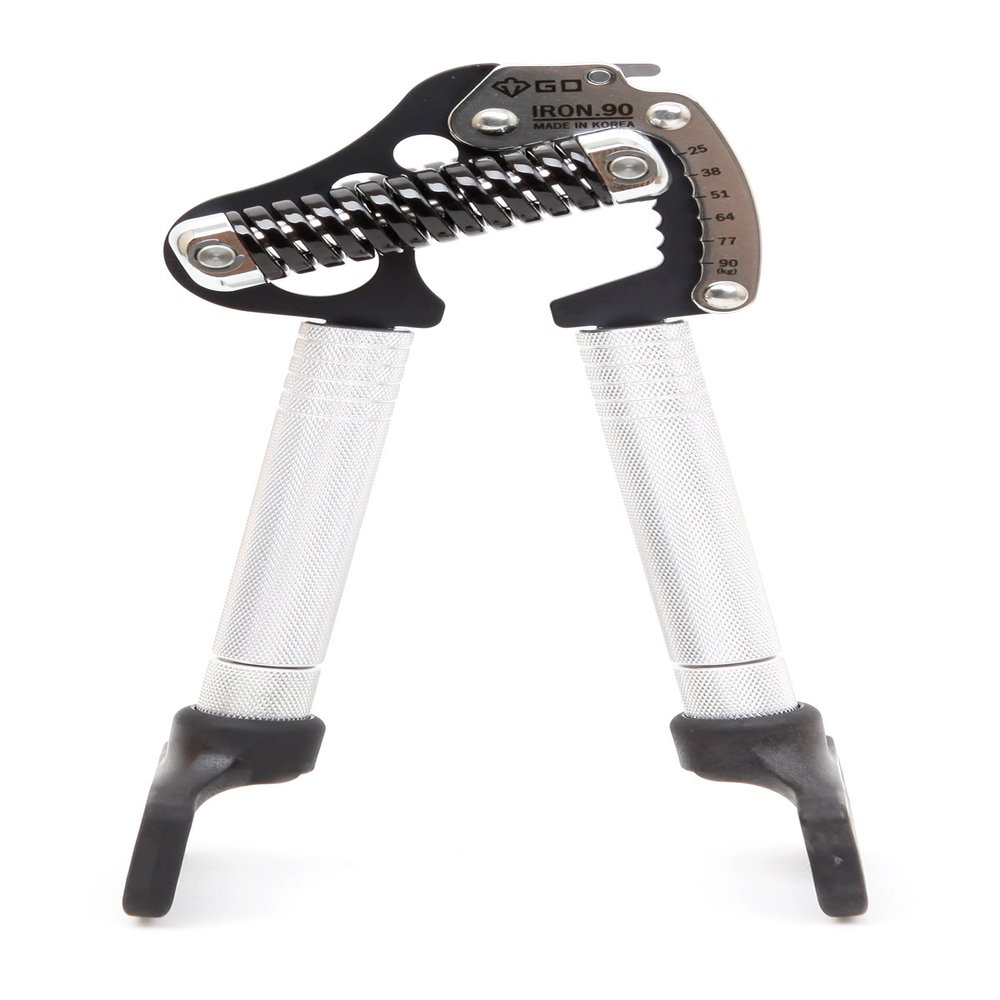 GD Iron Grip EXT.P 90 (with Pinch Set), Adjustable Hand Gripper (55 to 198 lb)