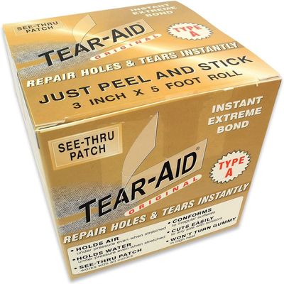 Tear-Aid Repairs Patch Roll Kit for Type A Fabrics (2 Pack) Size: 2Pack Model: