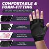 WAGs Flex Wrist Assured Gloves - Workout Gloves with Patented Slim Gel Pad and Absorbent Inner Liner, for Women & Men, Yoga & Pilates, Large view 3