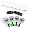 Hathaway Deluxe Pickleball Set with Net - Laminated Wood Pickleball Paddles Set of 4, Black Boundary Line, 4 Pickleball Balls, Carrying Bag, & Portable Pickleball Net for Driveway, Court, & More view 1