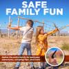 Adventure Awaits - 2-Pack Handmade Wooden Bow and Arrow Set - 20 Wood Arrows and 2 Quivers - for Outdoor Play view 2