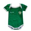 Lansdowne Green Ireland Rugby Vest Designed With A Small Ireland Print and Shamrock Badge, 0-6 Months view 1