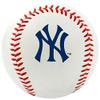Rawlings MLB New York Yankees Team Logo Baseball, White, 1 view 4