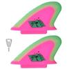 Catch Surf Beater Pro Safety Twin Fin Set, Hot Pink/Neon Lime, One Size view 3
