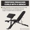 Inspire Fitness Preacher Curl Attachment - Bench Attachment for Hand Curl Exercises - Will Work on SCS Bench & FT1 Bench - Bicep Curl Bench Attachment view 2