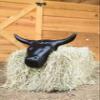 AJ Tack Adult Size 20" Horn Spread Steer Head Roping Dummy Black view 2
