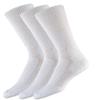 Thorlos Unisex WX Walking Thick Padded Crew Sock, White (3 Pack), Large view 1