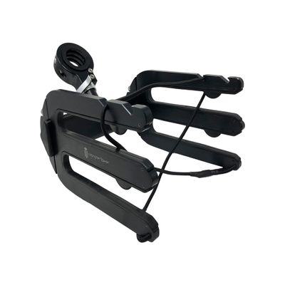Monster Tower Wakeboard Rack - Quick Release Retractable Mount, Universal Fit for Wakeboard Towers, 360 Degree Rotation, Rubber Bumper, Shock Cord  Hard Anodized Black Finish