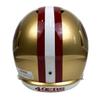Riddell NFL San Francisco 49ers Full Size Speed Replica Football Helmet view 3