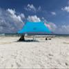 Neso Portable Beach Tent Sun Shelter with Sand Anchor - Lightweight Beach Shade Canopy - Easy Setup for Family Outings - Patented Reinforced Corners - UPF 50+ Sun Protection - 7 x 7ft - Teal view 2