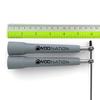 WOD Nation Adjustable Speed Jump Rope - Grey, Classic Speed Rope - Home Gym & Exercise Equipment for Fitness, Boxing, MMA & Cardio - Workout Equipment for Men, Women & Kids view 3