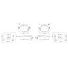 Lalizas FOS LED 112.5 Degree Port & Starboard Light Side Recessed Mount with Black Housing, 12" view 2