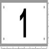 BlueFootedTiming Basic Economy tyvek Race bib Competitor Numbers - Set of 100, tyvek Tear Proof and Water Proof - Hole in Each Corner 7x4. Numerals are 2 3/4" high. (601-700) view 1