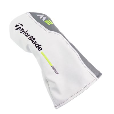 NEW 2017 TaylorMade M2 White/Grey/Lime Green Leather Driver Headcover