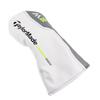 NEW 2017 TaylorMade M2 White/Grey/Lime Green Leather Driver Headcover view 1