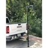 HME Truck Hitch Game Hoist Complete Kit with Winch and Gambrel, 400 lb Capacity - Hunting Game Skinning and Cleaning Accessory with 360-Degree Swivel Shaft and Adjustable Height view 4